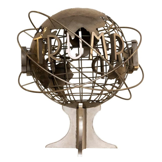 Metal Vintage Trump International Hotel Unisphere For Sale - Image 7 of 7