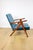 Vintage VAR B-310 Chair in Blue Sky Velvet and Wood, 1960s For Sale - Image 9 of 11