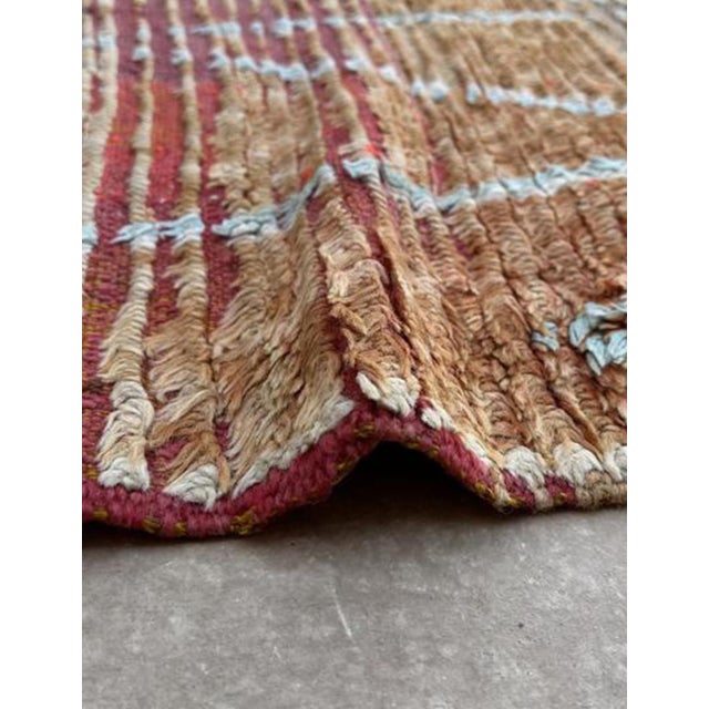 Copper Ombré Berber Wool Runner Rug - 9.8 X 3.2 Ft For Sale - Image 8 of 8
