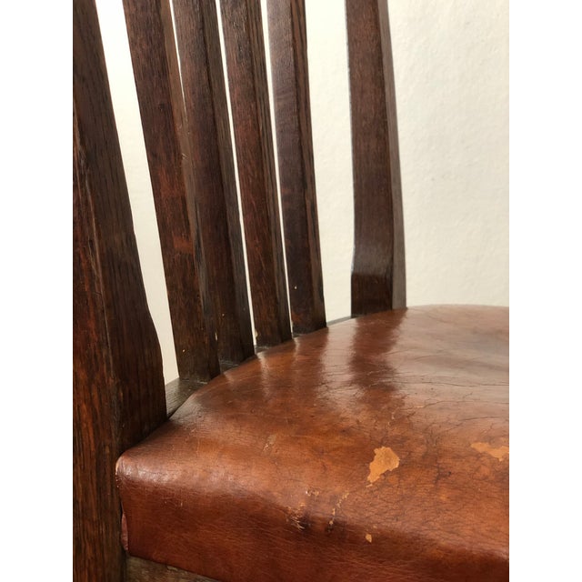 Antique Marked Dining Chair Copenhagen Denmark 1902 For Sale - Image 11 of 14