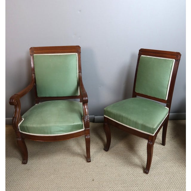 Living Room Set, 19th Century, Set of 6 For Sale - Image 5 of 13