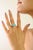 3.32 Ct Three Stone Turquoise Claw Set Engagement Ring in 14k Solid Gold Size 5 For Sale - Image 4 of 13