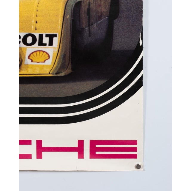 Original Porsche Poster by Edgar Dambacher, 1972 For Sale - Image 6 of 9