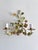 Vintage Florentine Style 2-Light Floral Tole Wall Sconces in Hand-Painted Polychrome Metal, 1960s, Set of 2 For Sale - Image 14 of 18
