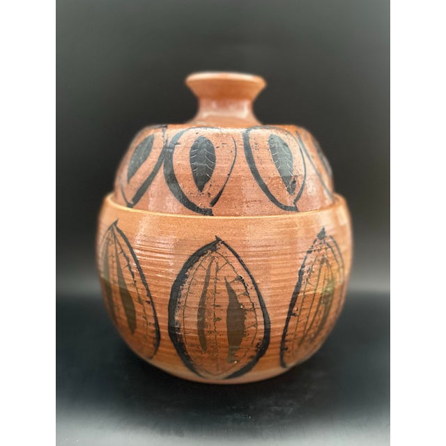 Auburn Studio Pottery Lidded Jar - Tonto Clay, Hand-Thrown For Sale - Image 8 of 10