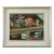 Mid-Century Modern 'Houses by the Canal' Swdish Expressionist Landscape Oil Painting, Framed For Sale