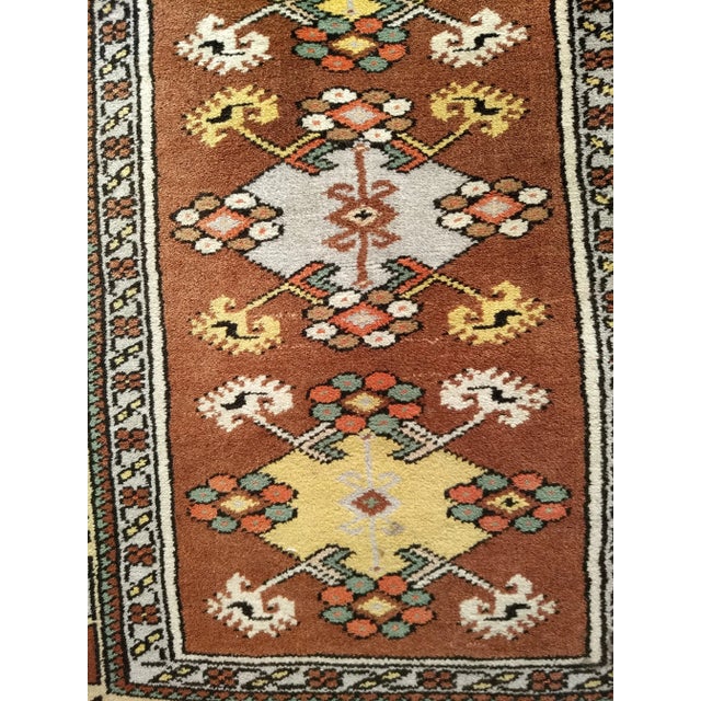 Textile Vintage Turkish Tribal Prayer Rug - 3‚Äô9‚Äù X 6‚Äô3‚Äù For Sale - Image 7 of 13