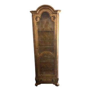 1970s Weiman Gold Leaf French Curio For Sale