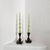 A pair of solid bronze candlesticks, by Sune Backström, Sweden. Swedish Modern / Art Deco. Signed: Sune Backström, Brons....