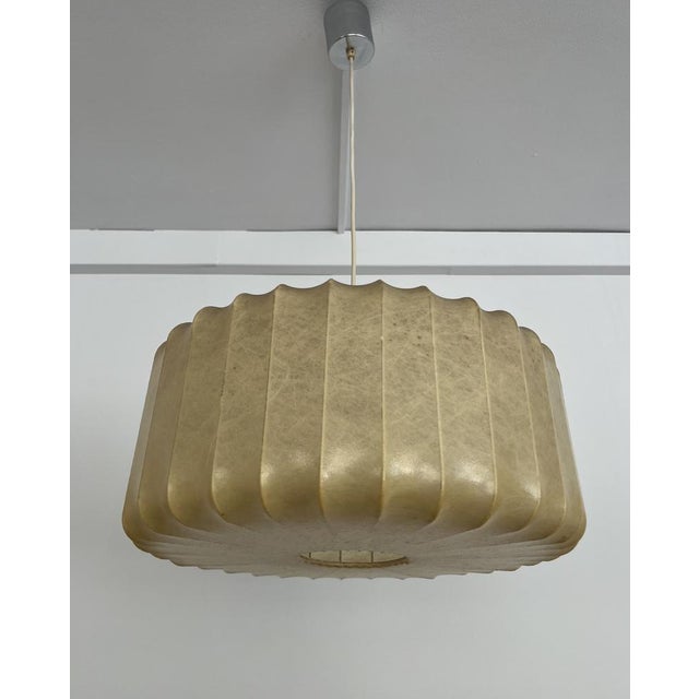 Boho Chic Mid-Century German Cocoon Chandelier by Goldkant Leuchten, 1960s For Sale - Image 3 of 18
