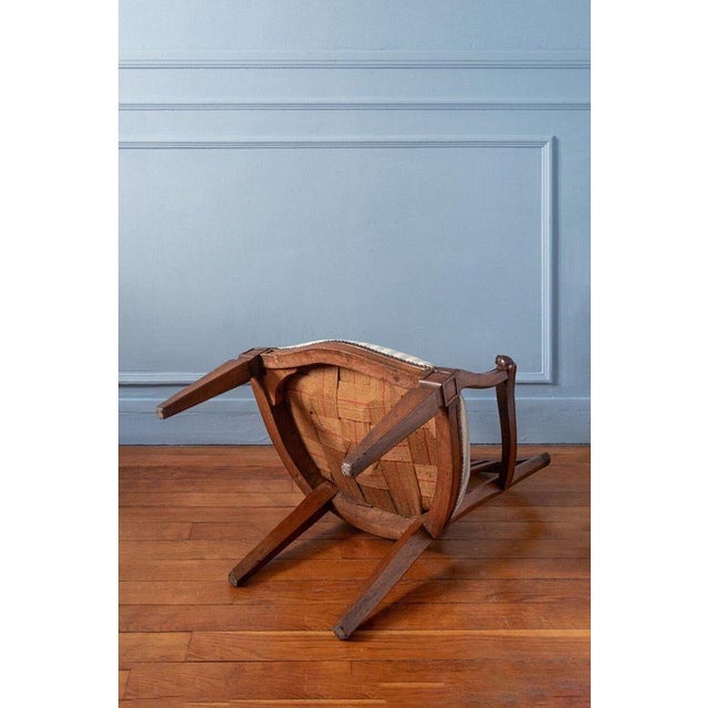 Early 19th Century French Provincial Armchairs with Tapered Legs, Set of 2 For Sale - Image 12 of 13