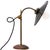 Brown French Purple Brown Enamel and Brass Desk Light For Sale - Image 8 of 8