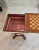 Mid 19th Century Antique English William IV Period Mahogany Inlaid Chessboard Top Sewing Stand For Sale - Image 5 of 13