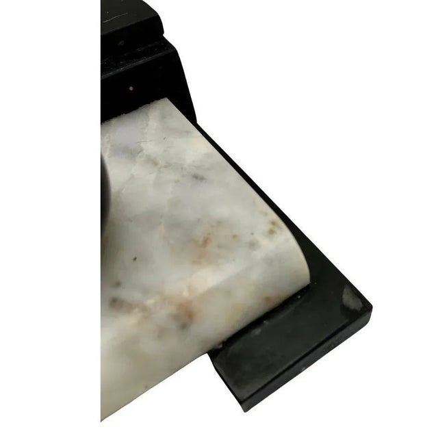 Art Deco Spelter Bonzed Representation of Bloodhound in Marble Base from Berni, 1920s For Sale - Image 12 of 13