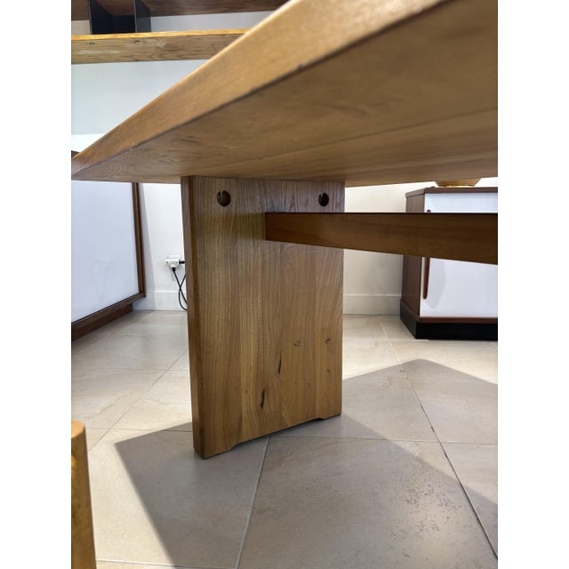 T14C Dining Table by Pierre Chapo, 1976 For Sale - Image 3 of 6