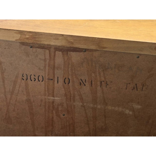 1960s Mid Century American of Martinsville Walnut Nightstands For Sale - Image 5 of 5