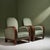 Art Deco Lounge Chairs in Sage Upholstery with Oak Frames, Netherlands, Set of 2 For Sale - Image 4 of 9
