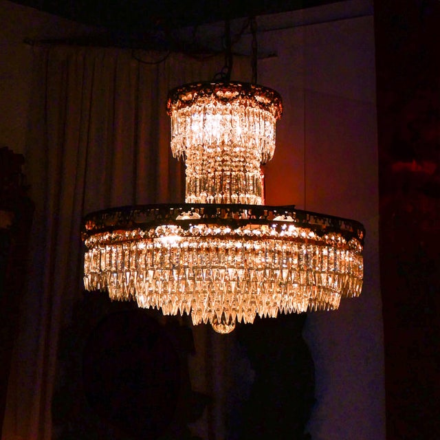 Antique Empire Hanging Lamp, 1960s For Sale - Image 4 of 13