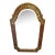 Large Queen Anne Gilded Glass Mirror For Sale
