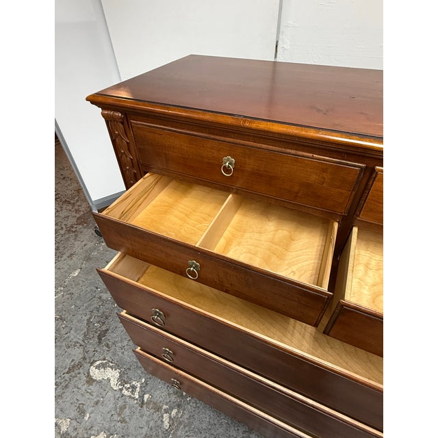 Brown Ethan Allen Dawson Tall Dresser For Sale - Image 8 of 12