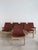 Postmodern Italian Model 3T Chairs in Wood and Leather by Angelo Mangiarotti for Agapecasa, 2000s, Set of 8 For Sale - Image 3 of 18