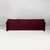 1970s Italian Modern Burgundy Fabric Maralunga Sofa by Vico Magistretti for Cassina, 1970s For Sale - Image 5 of 14