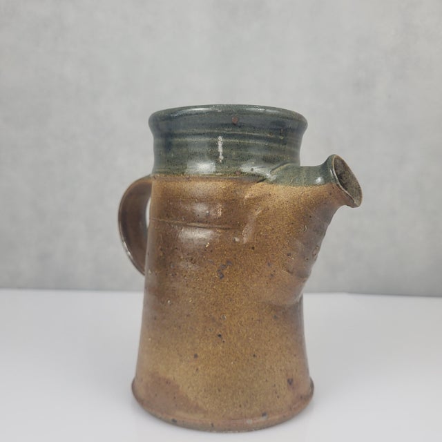 Brutalist Stoneware Pitcher by Pierre Digan, 1970s For Sale - Image 3 of 10