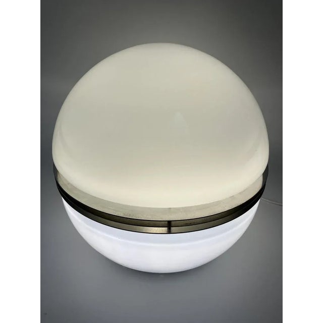 Large Space Age Spherical Table Lamp by Enrico Tronconi, Italy, 1970s For Sale - Image 10 of 13