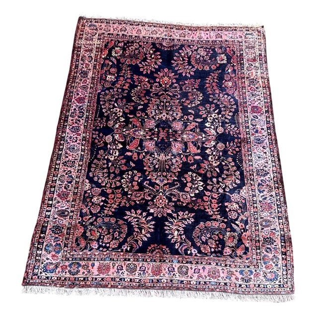 American Sarough Rug, 1930s For Sale