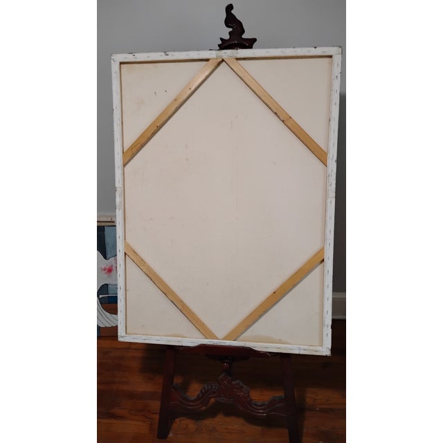 Original Lorenzo Scott Oil Painting "Donald Trump Done Torn the White House Down". For Sale In Atlanta - Image 6 of 13