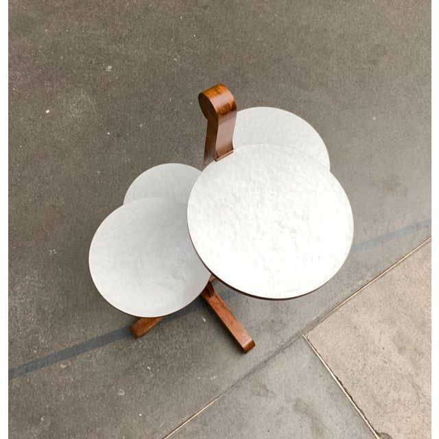 Mid-Century Modern Mid-Century Wood Plant Stand in the style of André Groult, 1960s For Sale - Image 3 of 18