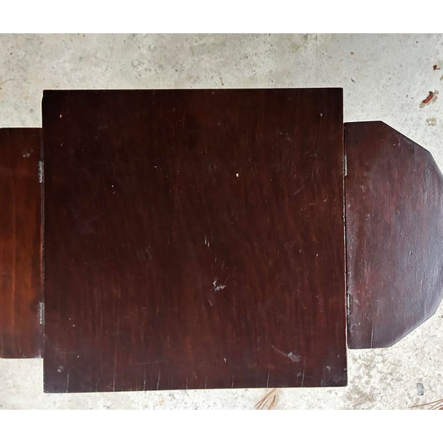 Late 19th Century Antique Mahogany Sewing Table For Sale - Image 5 of 12