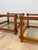 Pair of Vintage Teak Mortise and Tenon Side Tables, Glass Top and Base For Sale - Image 9 of 10