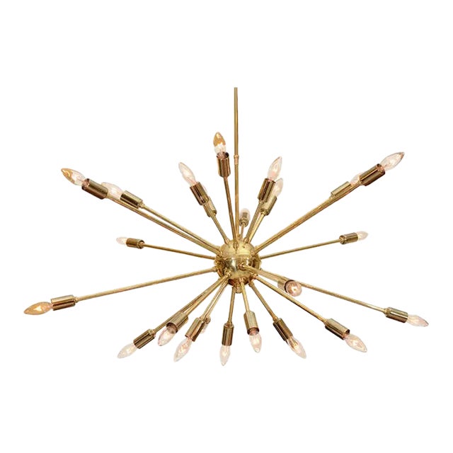 1950s Classic Sputnik Chandelier by Lightolier For Sale