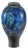 Studio Ceramic Vase with Cobalt Blue Glaze and Tapered Foot For Sale