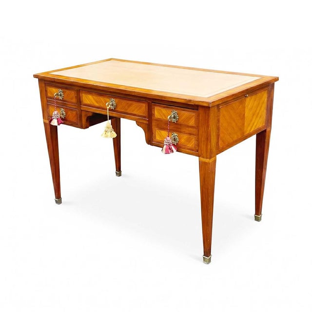 19th Century Louis XVI French Center Desk For Sale - Image 12 of 12