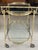 Mid 20th Century French Brass Bar Cart For Sale In San Francisco - Image 6 of 9