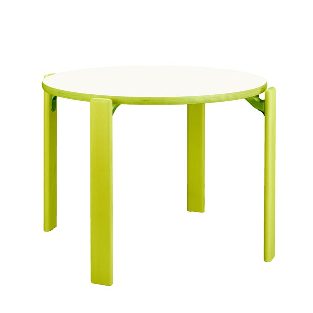 Mid-Century Modern Dietiker Rey Junior Dining Set, by Bruno Rey, in Green - 5 Pieces For Sale - Image 3 of 7