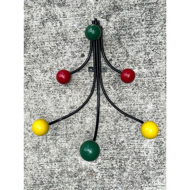 Late 20th Century Vintage French Postmodern Wall Hook For Sale - Image 5 of 12