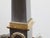 Mid 20th Century Pair of French Midcentury Steel and Brass Truncated Obelisk Table Lamps For Sale - Image 5 of 10
