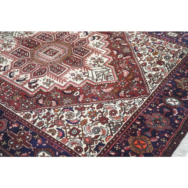 19th Century Bidjar Rug 3'5'' X 4'8'' For Sale - Image 5 of 8