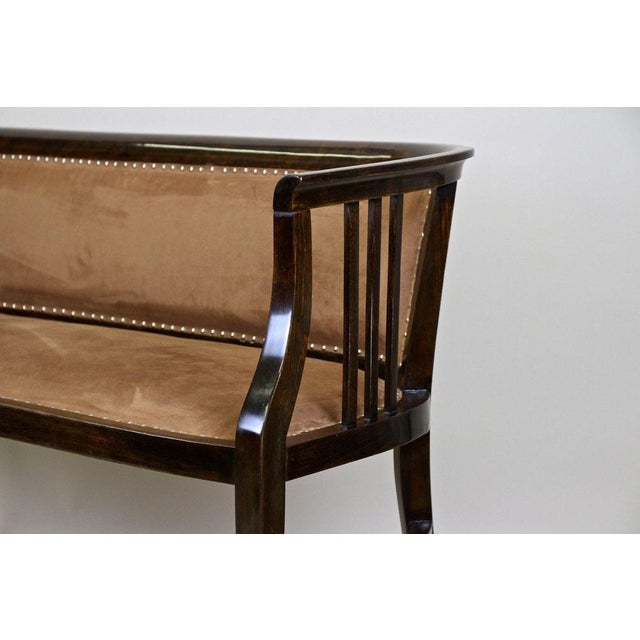 Art Nouveau Bentwood Bench, Austria, 1910 For Sale - Image 16 of 18