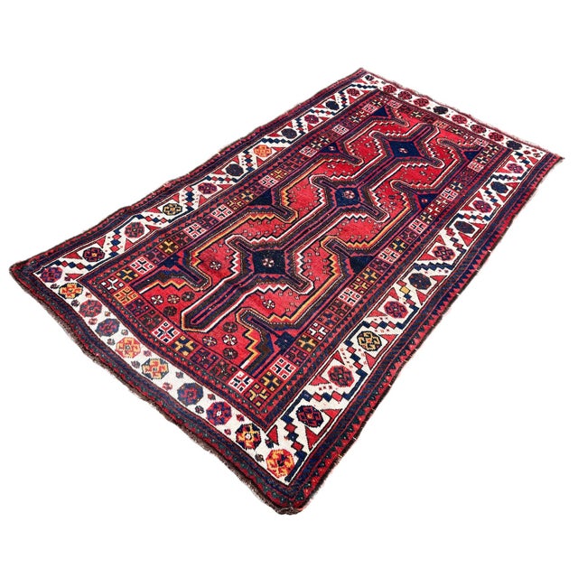 Antique Lori Rug in Wool, 1920s For Sale - Image 3 of 18