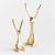 Gold Jackrabbits, Set Of 2 For Sale - Image 8 of 9