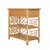 Chippendale End Table, Natural For Sale - Image 9 of 11