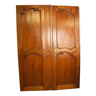 Antique French Armoire Doors For Sale