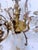 Brass 1920s Vintage Spanish Chandelier With Crystal Prisms For Sale - Image 8 of 15