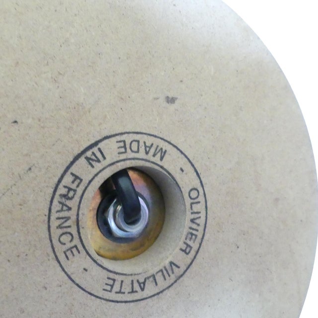 Metal Postmodern Table Lamp from Olivier Villatte, 1980s For Sale - Image 7 of 11