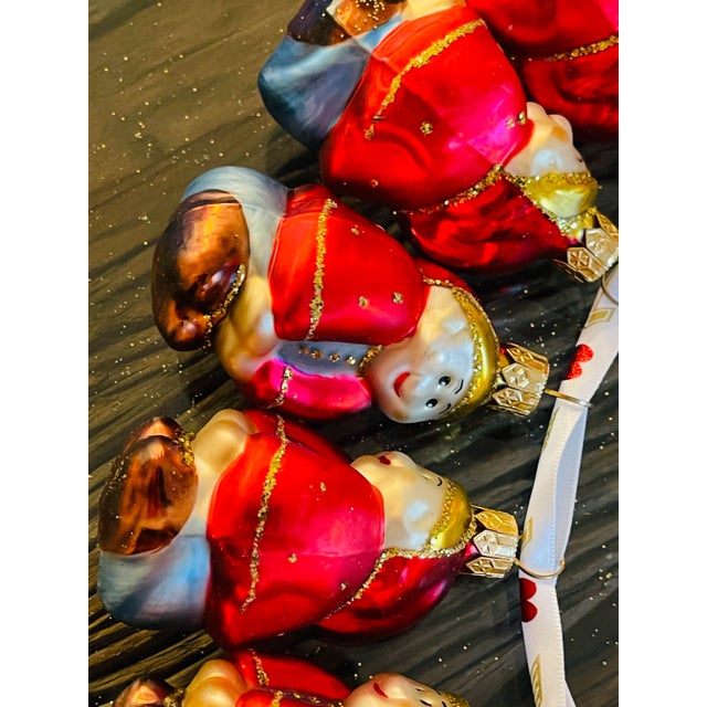 1990s 20 S Vintage European Mrs.Claus Christmas Ornaments Figurines For Sale - Image 5 of 6