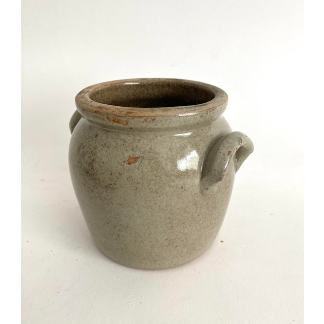 Early 20th Century French Burgundy Petite Confit Pot For Sale - Image 5 of 9